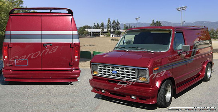 Custom Ford Econoline Van  All Styles Body Kit (1975 - 1991) - $1190.00 (Part #FD-030-KT)